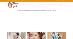 Desktop Screenshot of floresenelpelo.com